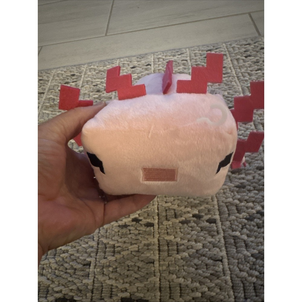 Mojang Minecraft Axolotl Plush Stuffed Animal Pink - Axolotl Plush Model NWOT